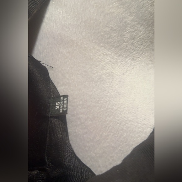 Women’s Black Sheer Distressed Transparent Jacket Top Cover-Up XS - Picture 6 of 8